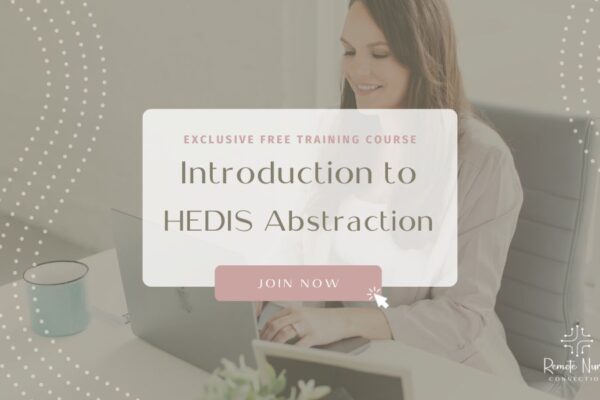 Free HEDIS Abstraction Jobs course