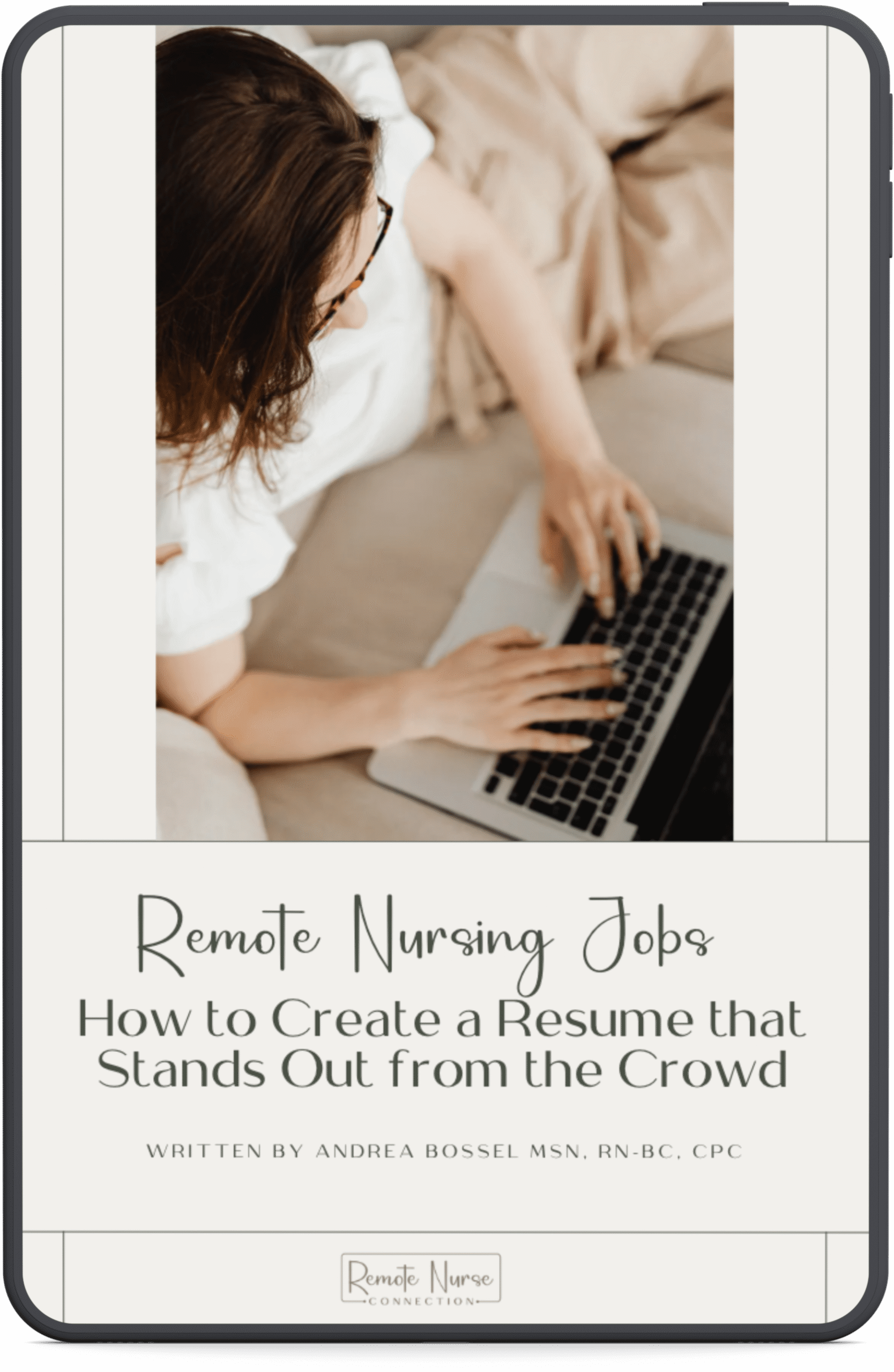 remote nurse resume writing guide cover image